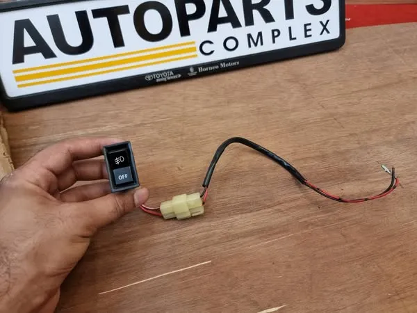 1980s 1990s Toyota OEM fog lamps switch with harness 2