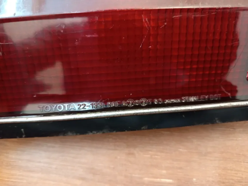 Gx71 Mx73 Cressida 1986 - 1988 tail light6