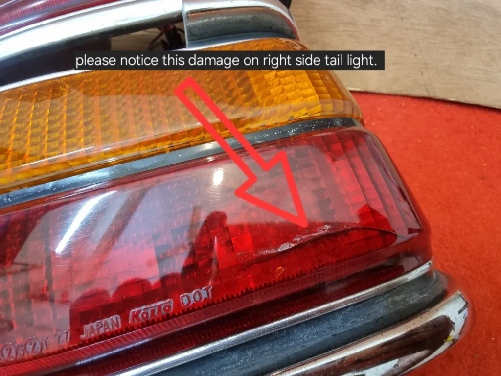 Toyota Corona rt132 rt130 tt132 xt130 liftback tail lights 4