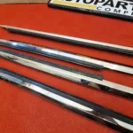 Toyota Corona rt132 rt130 tt132 xt130 Door chrome weatherstrips 3