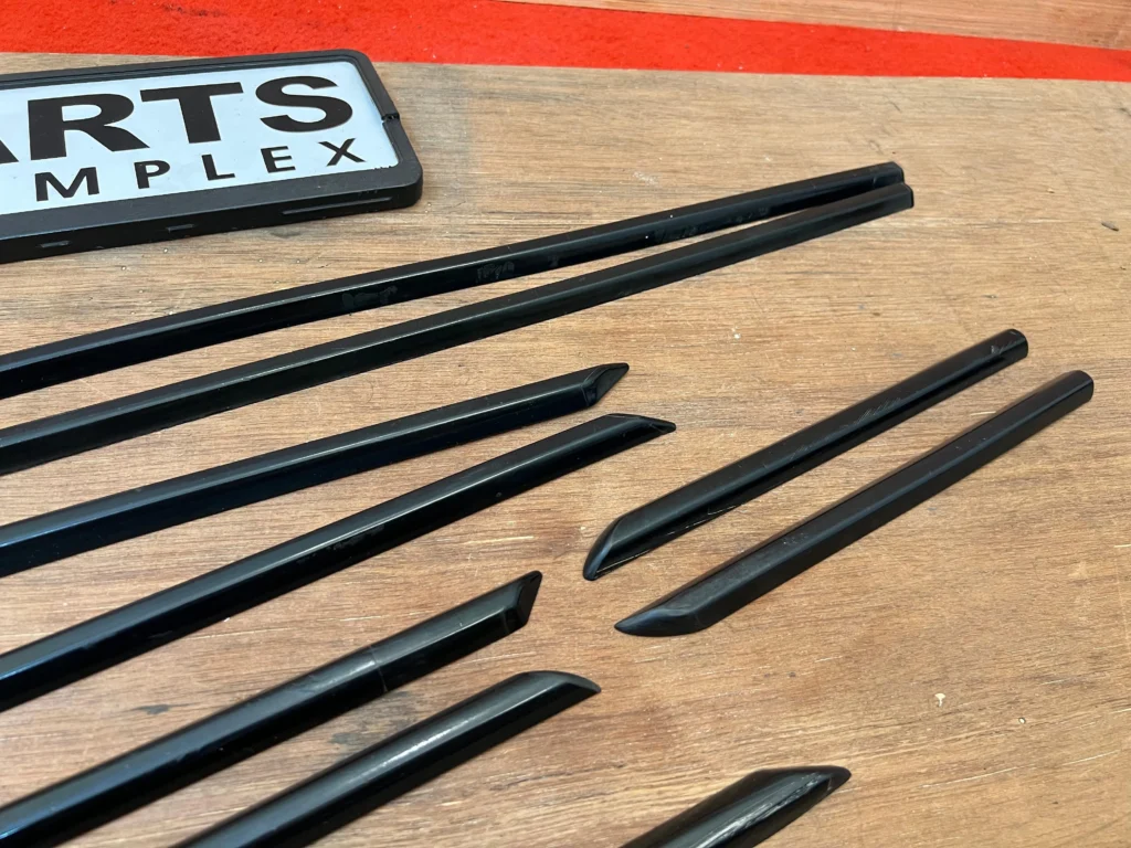 Corolla 1980 1981 4-door sedan body mouldings set 1