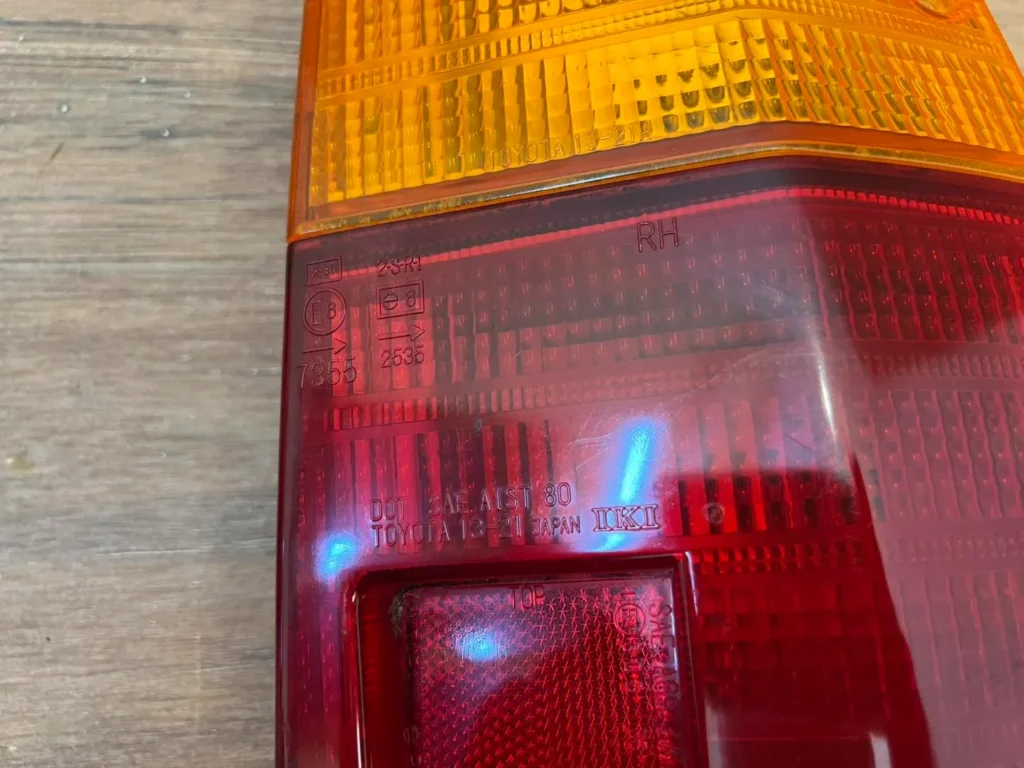Corolla 1980 - 1983 Ke70 Te72 Ae71 wagon tail lights5