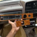 Corolla 1980-83 ke70 ae70 RHD Instrument panel surround wood type 1
