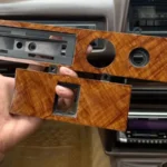 Corolla 1980-83 ke70 ae70 RHD Instrument panel surround wood type 2