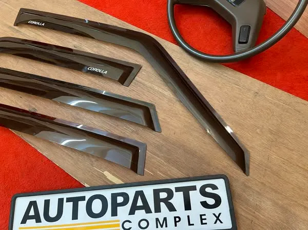 Corolla 1984 1985 1986 Ae82 window rain guards visors 3