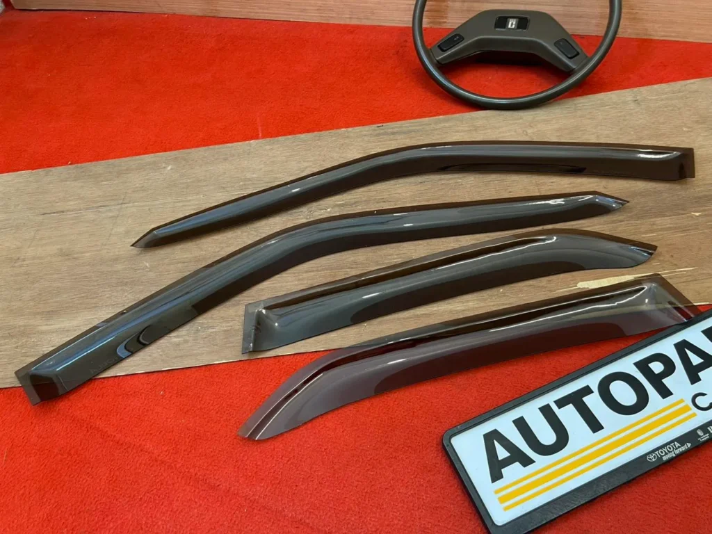 Corolla 1988 1989 1990 1991 Ae92 window rain guards visors 6