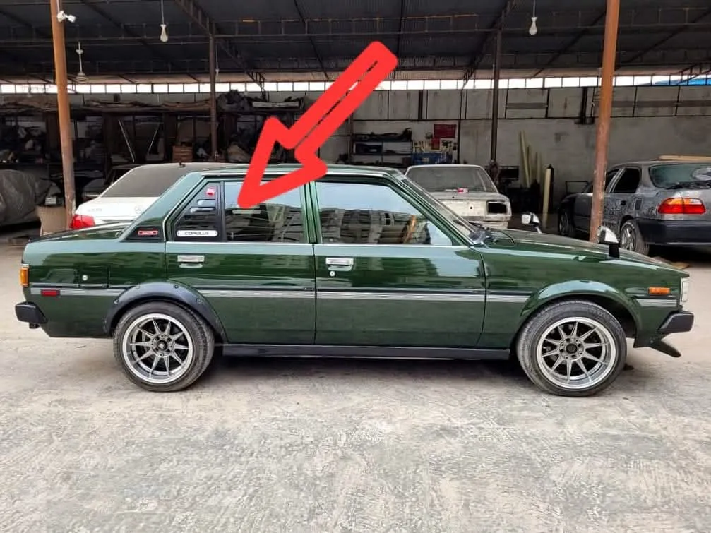 Quarter window louvers available for 1980 - 1983 Sedan1