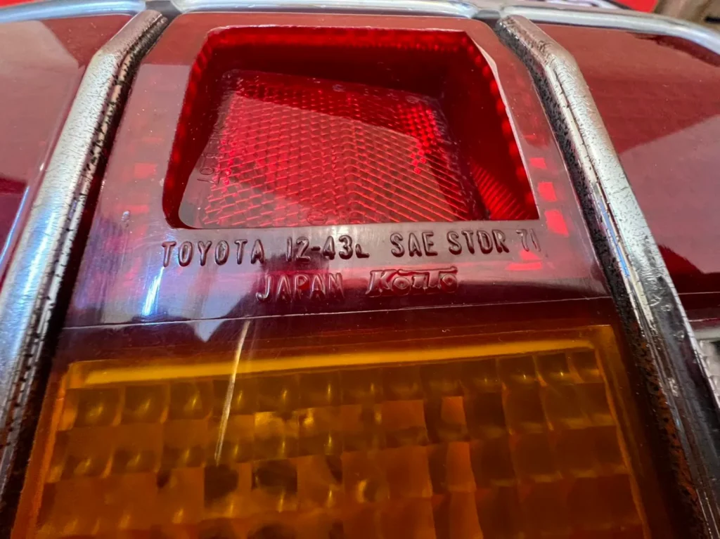 Super rare Corolla 1971 1972 1973 KE20 TE21 tail lights 5