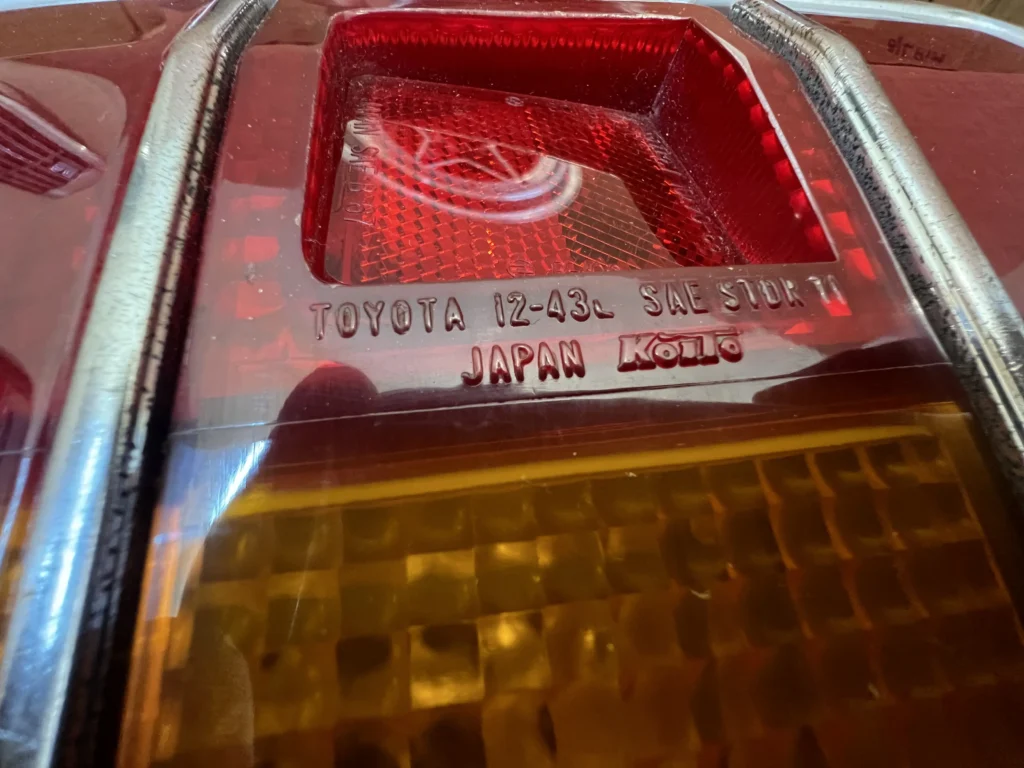 Super rare Corolla 1971 1972 1973 KE20 TE21 tail lights (9)