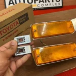Corolla 1980 1981 front chrome bumper indicators NOS OEM Ke70 Te722