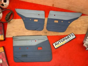 Corolla 1980 - 1983 4 door sedanwagon door cards in blue1