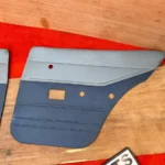 Corolla 1980 - 1983 4 door sedanwagon door cards in blue2