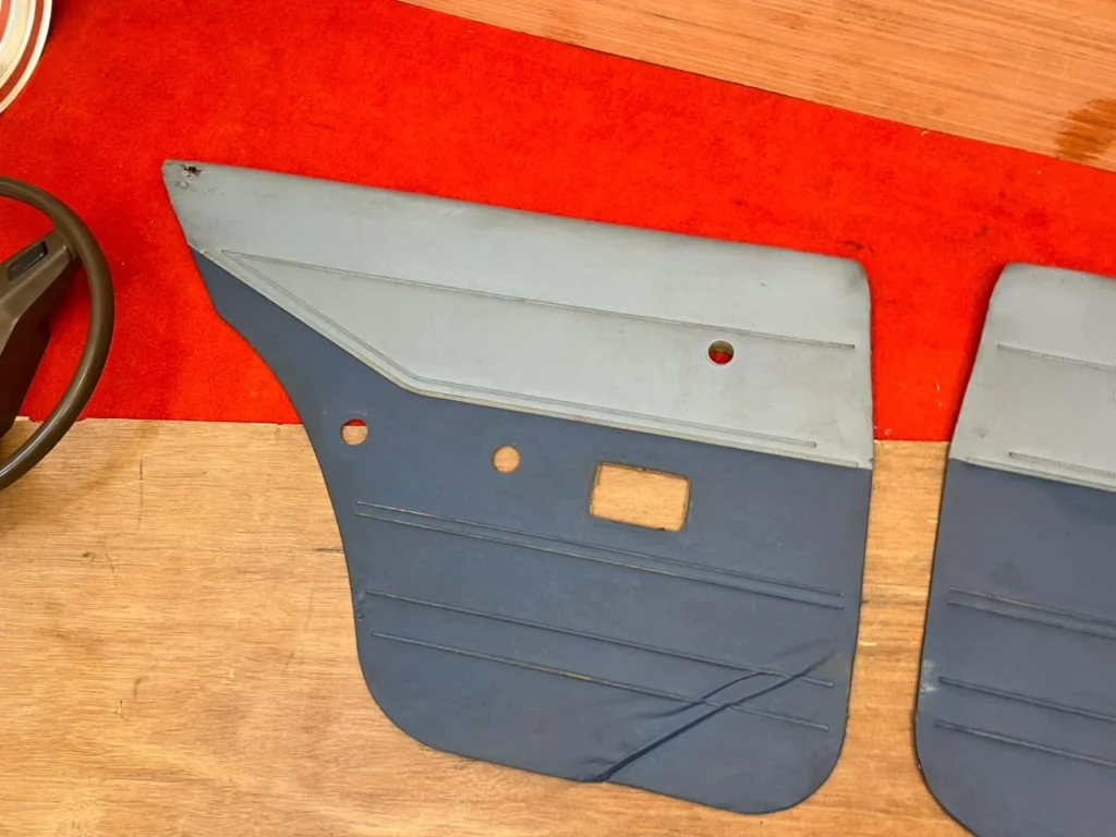 Corolla 1980 - 1983 4 door sedanwagon door cards in blue3