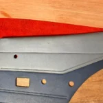 Corolla 1980 - 1983 4 door sedanwagon door cards in blue8