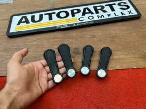 Corolla 1980 - 1983 OEM SE window winder handles in black1