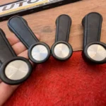 Corolla 1980 - 1983 OEM SE window winder handles in black4