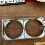 Corolla 1980 Quadlights silver painted headlight bezels 3