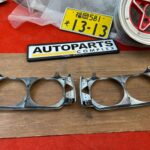 Corolla 1980 Quadlights silver painted headlight bezels 4