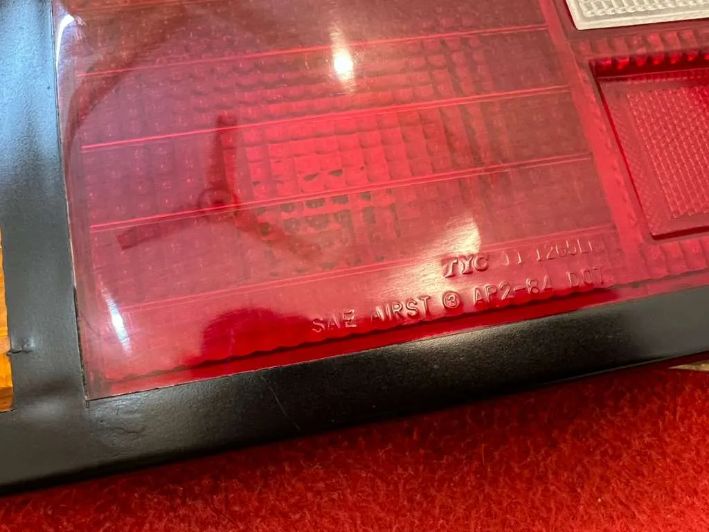 Corolla 1982 1983 TYC tail light Left side 5