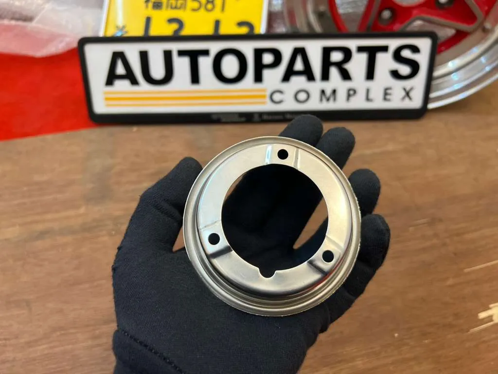 Corolla Ke30 1975 - 1979 Fuel cap collar trim in mint condition1