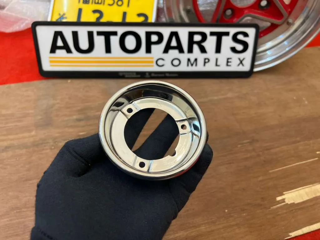 Corolla Ke30 1975 - 1979 Fuel cap collar trim in mint condition2