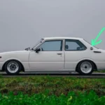 Corolla Ke30 1975 - 1979 Fuel cap collar trim in mint condition5