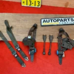 Corolla Ke70 Te72 4 door seat belts set in brown 1