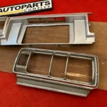 Toyota Crown 1976 1977 1978 1979 taillight chrome bezels and center garnish4