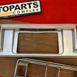 Toyota Crown 1976 1977 1978 1979 taillight chrome bezels and center garnish6
