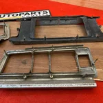 Toyota Crown 1976 1977 1978 1979 taillight chrome bezels and center garnish7