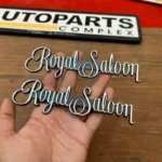 Toyota Crown 1983 - 1987 Royal Saloon emblem badge1