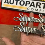 Toyota Crown 1983 - 1987 Super Saloon emblem badge pair 2