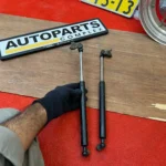OEM Toyota 1980s Bonnet lift struts support assembly (1)