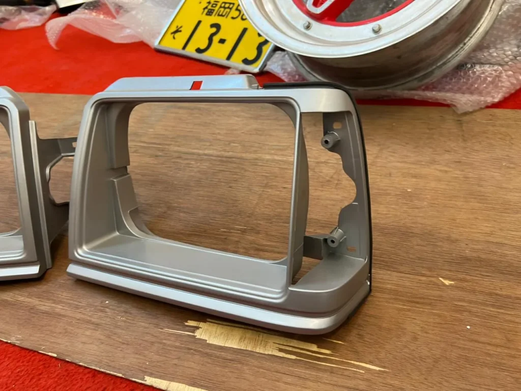 Starlet KP60 KP61 Mk3 headlight bezels pair 3