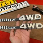 Toyota Hilux pickup 1979 - 1983 RN30 RN40 4WD fender badges (4)