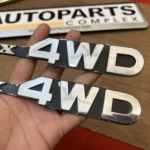 Toyota Hilux pickup 1979 - 1983 RN30 RN40 4WD fender badges pair (3)