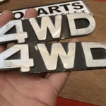 Toyota Hilux pickup 1979 - 1983 RN30 RN40 4WD fender badges pair (5)