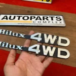 Toyota Hilux pickup rn36 rn46 ln46 rn35 4WD fender badges pair (1)