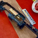 Corolla 1980 - 1983 LHD dashboard frame assembly in blue (6)