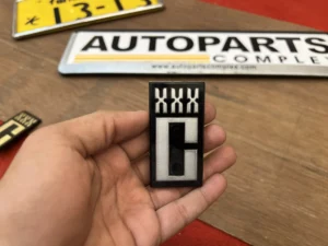 Corolla 1980 XXX C silver grille badge Ke70 Te71 1.8 Corolla (3)