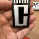 Corolla 1980 XXX C silver grille badge Ke70 Te71 1.8 Corolla (5)