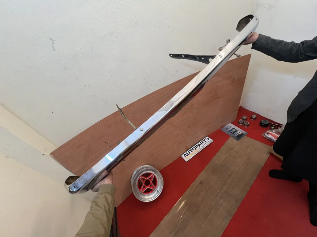 Datsun sunny 120y B310 JDM front chrome bumper (10)