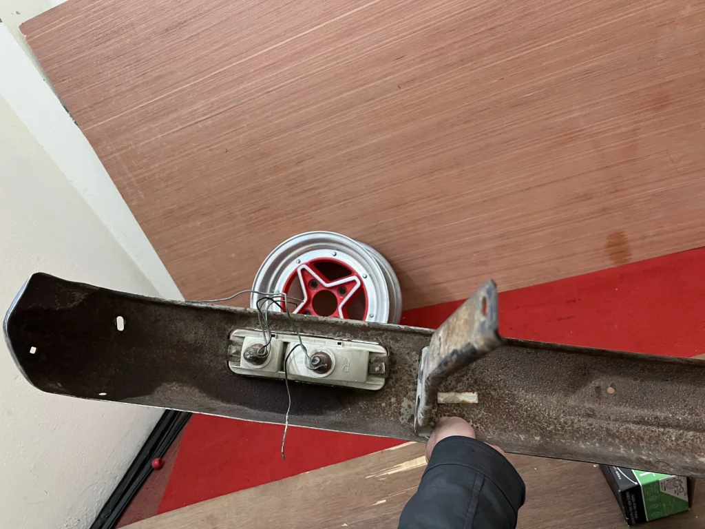 Datsun sunny 120y B310 JDM front chrome bumper (3)