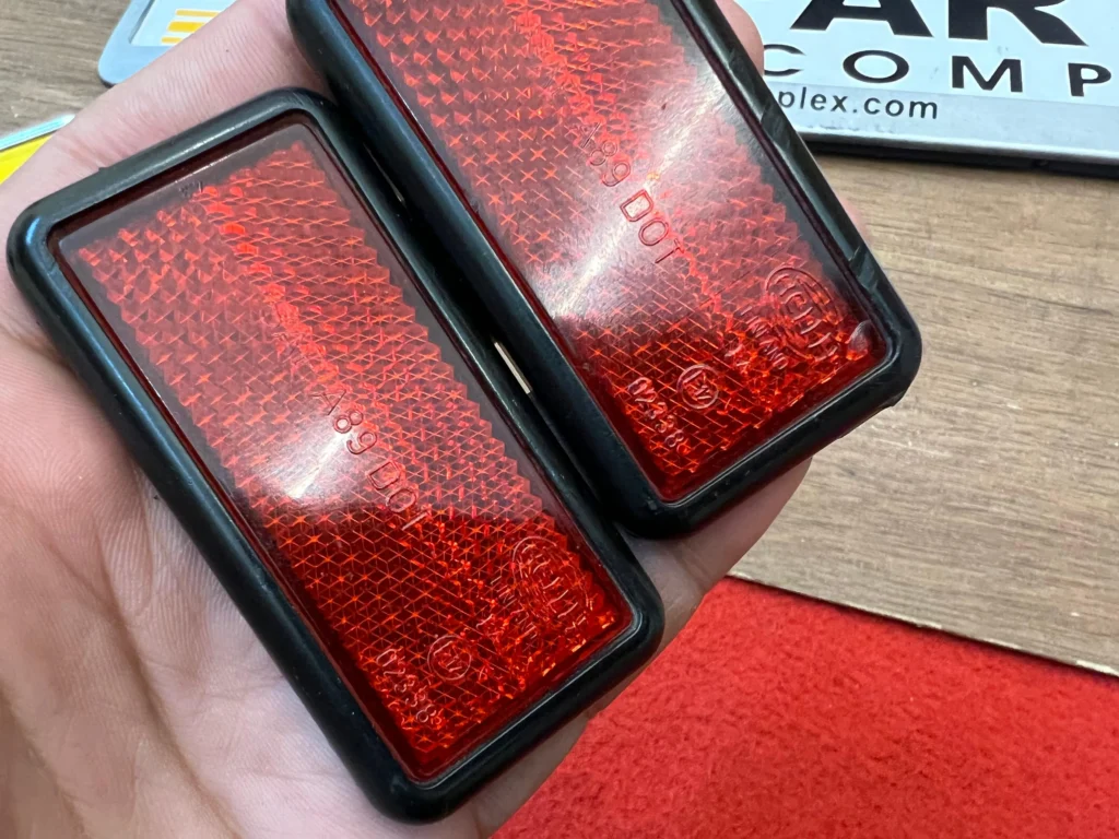 Original Hella reflectors pair (4)