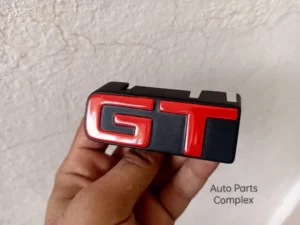 Toyota Corolla 1985 1986 sedan grille GT badge 1