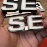 Corolla 1982 1983 JDM SE grille and trunk lid badges (5)