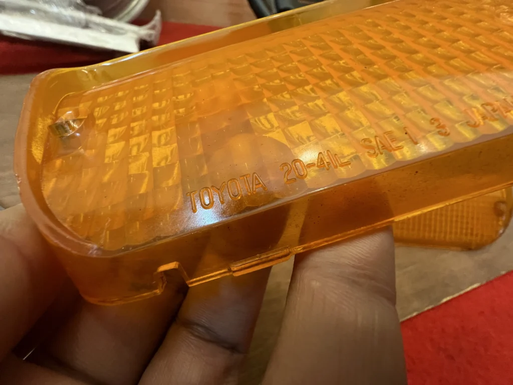 TOYOTA CELICA Bumper Indicator Lenses Ta23 Ra28 Ta21 (6)