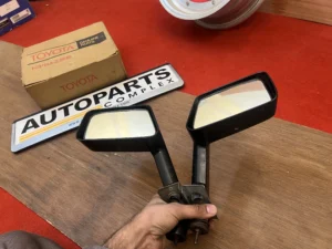 Corolla 1980 1981 OEM black fender mirrors (3)