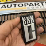 Corolla 1980 XXX C grille badge (Silver) (3)