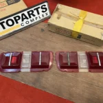 Corolla Sprinter Trueno TE27 KE25 tail light lenses NOS OEM pair (2)
